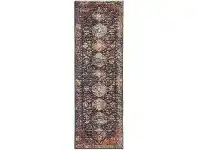 LivingStyles Legacy No.854 Bohemian Runner Rug, 400x80cm, Midnight offer