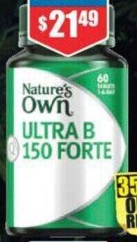 Chemist Warehouse Nature's Own ULTRA B 150 FORTE offer