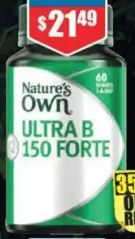 Chemist Warehouse Nature's Own ULTRA B 150 FORTE offer