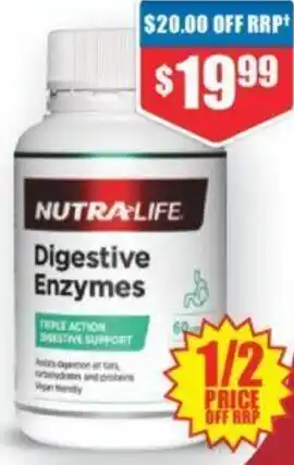 Chemist Warehouse NUTRA LIFE Digestive Enzymes offer