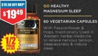 Chemist Warehouse GO HEALTHY MAGNESIUM SLEEP offer