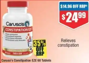 Chemist Warehouse Caruso's Constipation EZE 60 Tablets offer