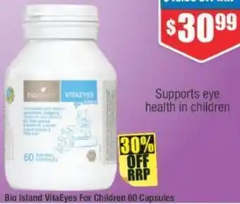 Bio Island VitaEyes For Children 60 Capsules