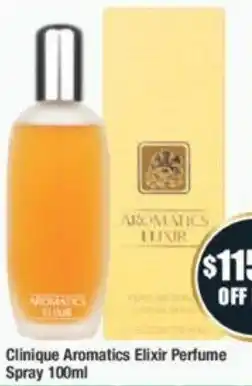Chemist Warehouse Clinique Aromatics Elixir Perfume Spray 100ml offer