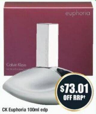 Chemist Warehouse CK Euphoria 100ml edp offer