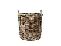 LivingStyles Helmsley Cane Round Storage Basket, Medium offer