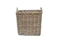 LivingStyles Westminster Cane Square Storage Basket, Large offer