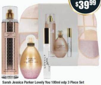 Chemist Warehouse Sarah Jessica Parker Lovely You 100ml edp 3 Piece Set offer