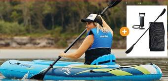 BCF Glide aquavate solo 1p inflatable kayak offer