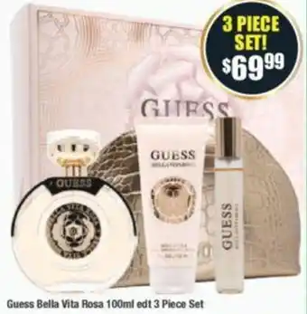 Guess Bella Vita Rosa 100ml edt 3 Piece Set