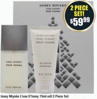 Chemist Warehouse Issey Miyake L'eau D'Issey 75ml edt 2 Piece Set offer