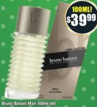 Chemist Warehouse Bruno Banani Man 100ml edt offer