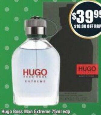 Chemist Warehouse Hugo Boss Man Extreme 75ml edp offer