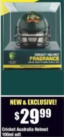 Chemist Warehouse Cricket Australia Helmet 100ml edt offer