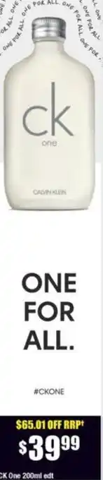 Chemist Warehouse CK One 200ml edt offer