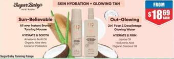 Chemist Warehouse SugarBaby Tanning Range offer