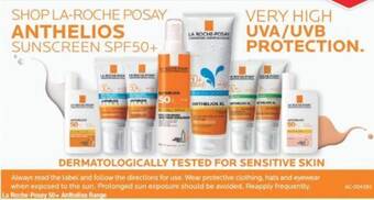 Chemist Warehouse La Roche-Posay 50+ Anthelios Range offer
