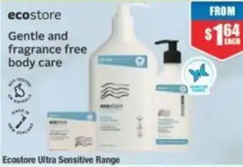 Chemist Warehouse Ecostore Ultra Sensitive Range offer