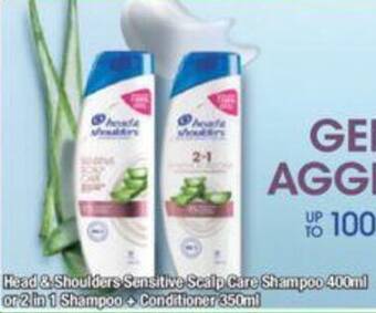Chemist Warehouse Head & Shoulders Sensitive Scalp Care Shampoo 400ml or 2 in 1 Shampoo Conditioner 350ml offer
