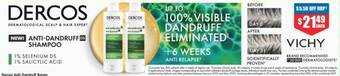 Chemist Warehouse Dercos Anti-Dandruff Range offer