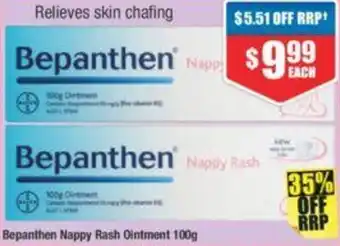Chemist Warehouse Bepanthen Nappy Rash Ointment 100g offer
