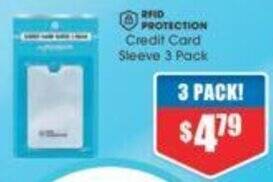Chemist Warehouse Credit Card Sleeve 3 Pack offer