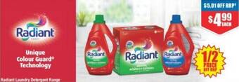 Chemist Warehouse Radiant Laundry Detergent Range offer