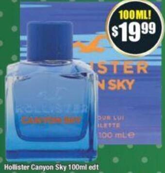 Chemist Warehouse Hollister Canyon Sky 100ml edt offer