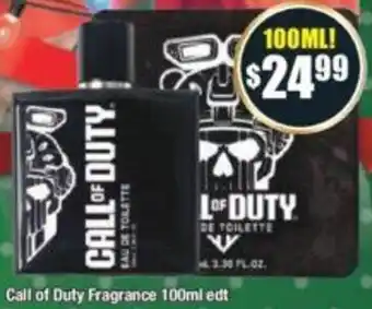 Chemist Warehouse Call of Duty Fragrance 100ml edt offer