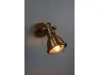 LivingStyles Hamburg Brass Focus Wall Lamp, Antique Brass offer