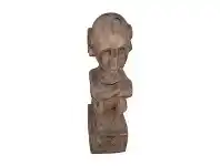 LivingStyles Yono Carved Wooden Figure Sculpture offer
