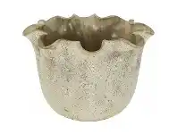 LivingStyles Barclay Ceramic Vase, Medium, Antique White offer