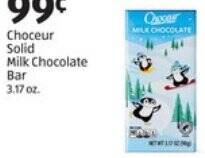 ALDI Choceur Solid Milk Chocolate Bar offer