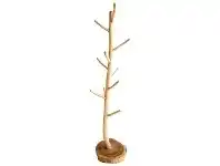 LivingStyles Lombok Teak Timber Coat Rack offer