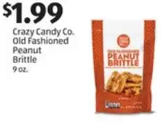 ALDI Crazy Candy Co. Old Fashioned Peanut Brittle offer