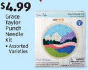 ALDI Grace Taylor Punch Needle Kit offer