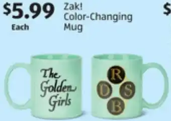 ALDI Zak! Color-Changing Mug offer