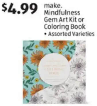 make. Mindfulness Gem Art Kit or Coloring Book