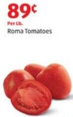 ALDI Roma Tomatoes offer