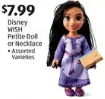 Disney WISH Petite Doll or Necklace