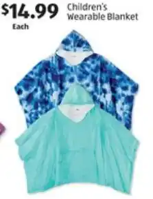 ALDI Children's Wearable Blanket offer