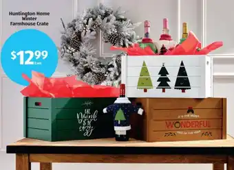 ALDI Huntington Home Winter Farmhouse Crate offer