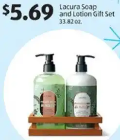 ALDI Lacura Soap and Lotion Gift Set offer