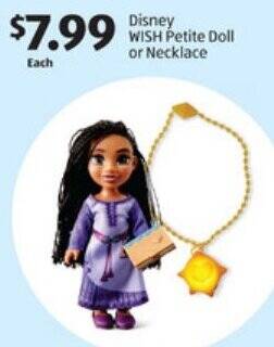 ALDI Disney WISH Petite Doll or Necklace offer