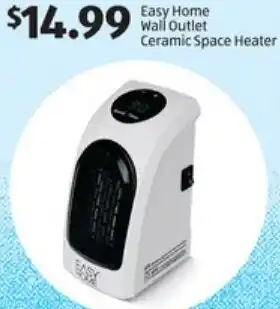 ALDI Easy Home Wall Outlet Ceramic Space Heater offer