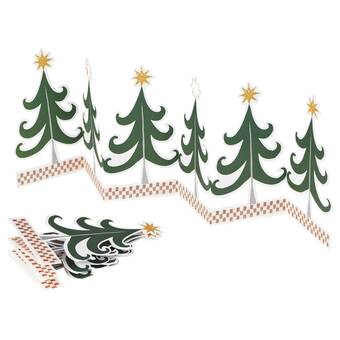 IKEA Vinterfint decoration, christmas tree shaped/paper green offer