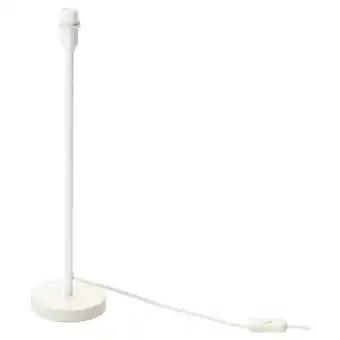 Stråla table lamp base, white