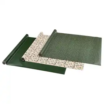 IKEA Vinterfint gift wrap roll, mixed patterns green, 3x0.7 m/2.10 m²x3 pieces offer