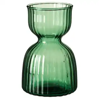 Vinterfint vase, green, 13 cm