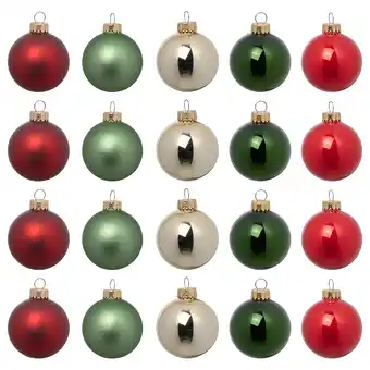 IKEA Vinterfint decoration, bauble, glass mixed colours, 6 cm offer